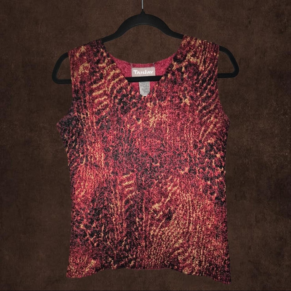 TanJay Petites Abstract Design Tank Top
